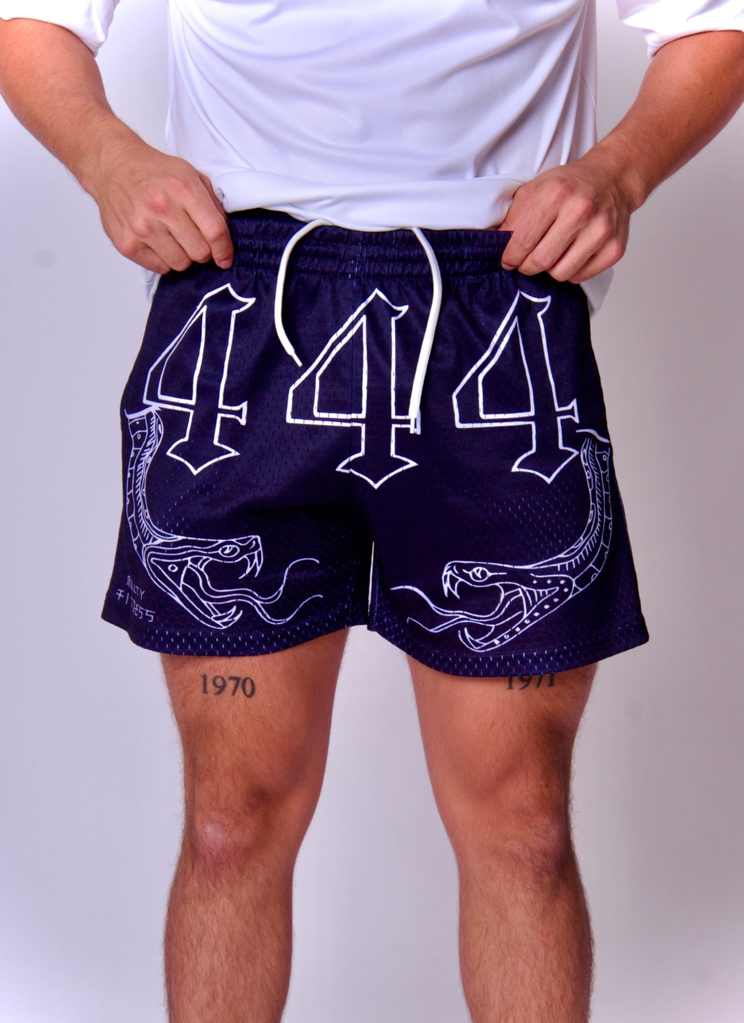 Black Angel Number Unisex Athletic Shorts - Molty.fit